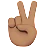 Victory Hand: Medium Skin Tone