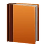 Pomarańczowa książka Emoji 📙 image - Huawei Harmony OS style