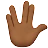 Vulcan Salute: Medium-Dark Skin Tone