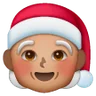 Mx Claus: Medium Skin Tone Emoji 🧑🏽‍🎄 image - Samsung style