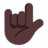 Love-You Gesture: Dark Skin Tone