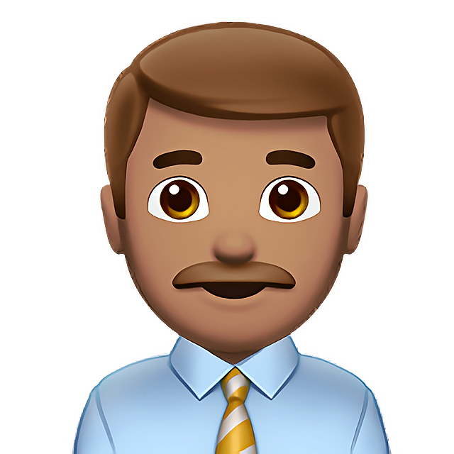 Man Office Worker: Medium Skin Tone