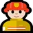 Man Firefighter: Light Skin Tone