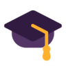 Emoji Cap de absolvire 🎓 image - Microsoft Classic 2D style