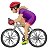 Woman Biking: Medium-Light Skin Tone
