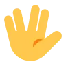 Vulcan Salute Emoji 🖖 image - Tossface style