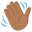 Waving Hand: Medium-Dark Skin Tone