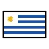 Flag: Uruguay Emoji 🇺🇾 image - OpenMoji style