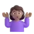 Woman Shrugging: Medium Skin Tone