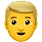 Man: Blond Hair