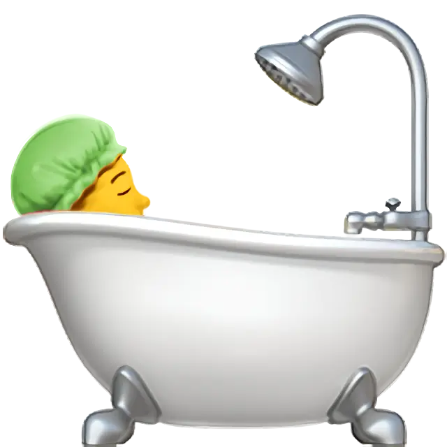 Person Taking Bath