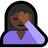 Person Facepalming: Dark Skin Tone