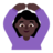 Woman Gesturing Ok: Dark Skin Tone