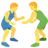 Men Wrestling