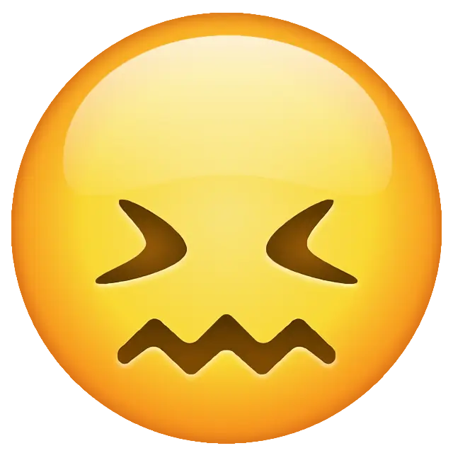 Confounded Face