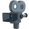 Filmkamera Emoji 🎥 image - Facebook Messenger (2016) style