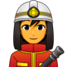 Firefighter Emoji 🧑‍🚒 image - Emojidex style