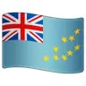 Flag: Tuvalu Emoji 🇹🇻 image - WhatsApp style