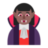 Woman Vampire: Medium-Dark Skin Tone Emoji 🧛🏾‍♀️ image - Microsoft Classic 2D style
