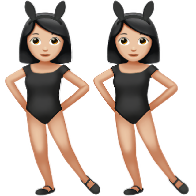 Women With Bunny Ears: Light Skin Tone