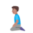 Man Kneeling: Medium Skin Tone