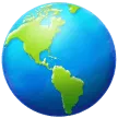 Globe Showing Americas