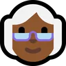 Old Woman: Medium-Dark Skin Tone Emoji 👵🏾 image - Microsoft Windows 10 Segoe UI Emoji style