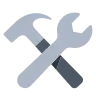 Hammer And Wrench Emoji 🛠 image - Tossface style
