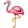 Flamingo Emoji 🦩 image - Samsung style