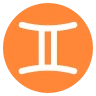 Gémeaux Emoji ♊ image - EmojiTwo style