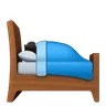 Person In Bed: Light Skin Tone Emoji 🛌🏻 image - Huawei Harmony OS style