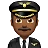 Man Pilot: Medium-Dark Skin Tone