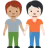 People Holding Hands: Medium Skin Tone, Light Skin Tone