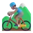 Man Mountain Biking: Medium Skin Tone