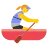 Woman Rowing Boat