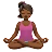 Woman In Lotus Position: Medium-Dark Skin Tone