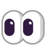 眼睛 Emoji 👀 image - Microsoft Classic 2D style