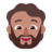 Person: Medium Skin Tone, Beard