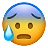 Anxious Face With Sweat