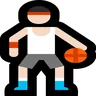 Person Bouncing Ball: Light Skin Tone Emoji ⛹🏻 image - Microsoft Windows 10 Segoe UI Emoji style