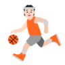 Person Bouncing Ball: Light Skin Tone Emoji ⛹🏻 image - Microsoft Classic 2D style