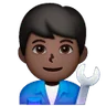 Man Mechanic: Dark Skin Tone Emoji 👨🏿‍🔧 image - Samsung style