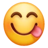 Rosto Saboreando Deliciosa Comida Emoji 😋 image - Huawei Harmony OS style