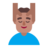 Man Getting Massage: Medium Skin Tone