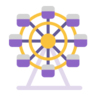 Riesenrad Emoji 🎡 image - Microsoft Classic 2D style