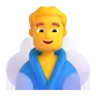 Man In Steamy Room Emoji 🧖‍♂️ image - Microsoft 3D Fluent style