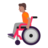 Person In Manual Wheelchair: Medium Skin Tone
