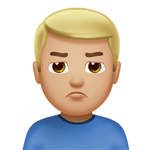 Man Pouting: Medium-Light Skin Tone