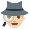 Detective: Medium-Light Skin Tone Emoji 🕵🏼 image - EmojiTwo style