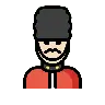 Man Guard: Light Skin Tone Emoji 💂🏻‍♂️ image - OpenMoji style